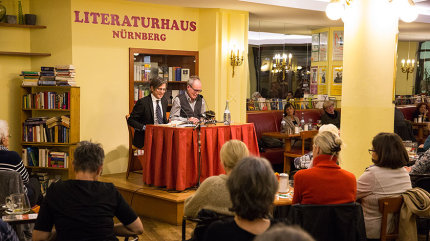 Lesung im Literaturhaus Nürnberg.