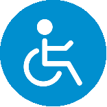 Icon für Menschen mit einer Körperbehinderung