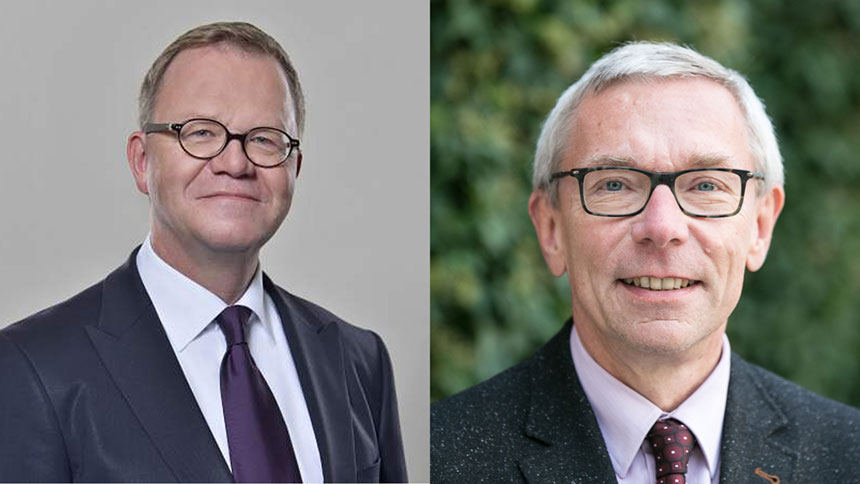 Porträtfoto: Bernd Buckenhofer und Dr. Franz Dirnberger.