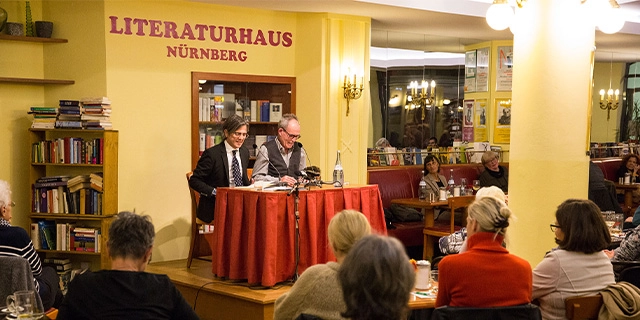 Lesung im Literaturhaus Nürnberg.