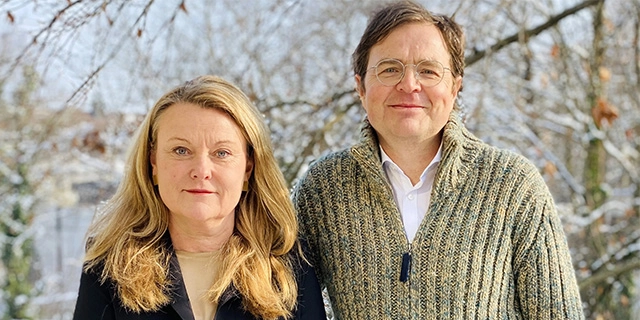 Gemeinsames Porträtfoto: Prof. Lydia Haack und Dr. Jörg Heiler.