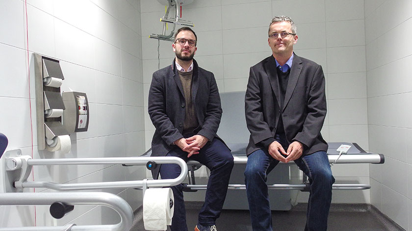 Porträtfoto: David Offenwanger und Rainer Salz.