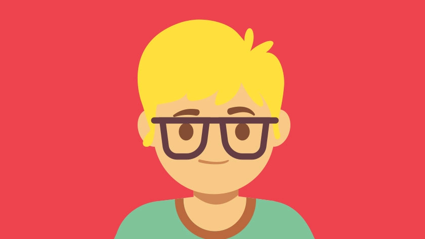Illustration: eine junger Mann.